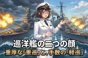 【WoWS巡洋艦ガイド】重巡(CA)と軽巡(CL)は何が違う？ 島陰活用と魚雷で変わる立ち回り術